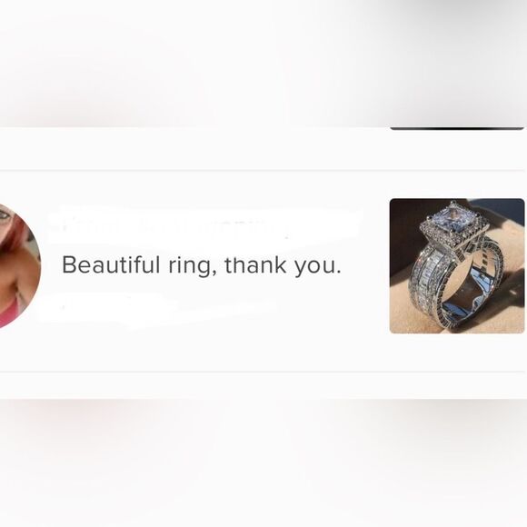 🔅🆕🔅HOST PICK🍸✨Stunning Princess Cut Statement Engagement Cocktail Ring✨ - Picture 6 of 11